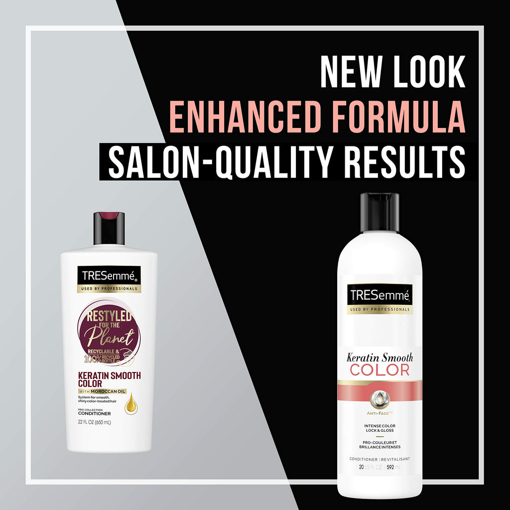 TRESemmé Conditioner for Color Treated Hair Keratin Smooth that Prolongs and Extends the Time Between Coloring 20 oz