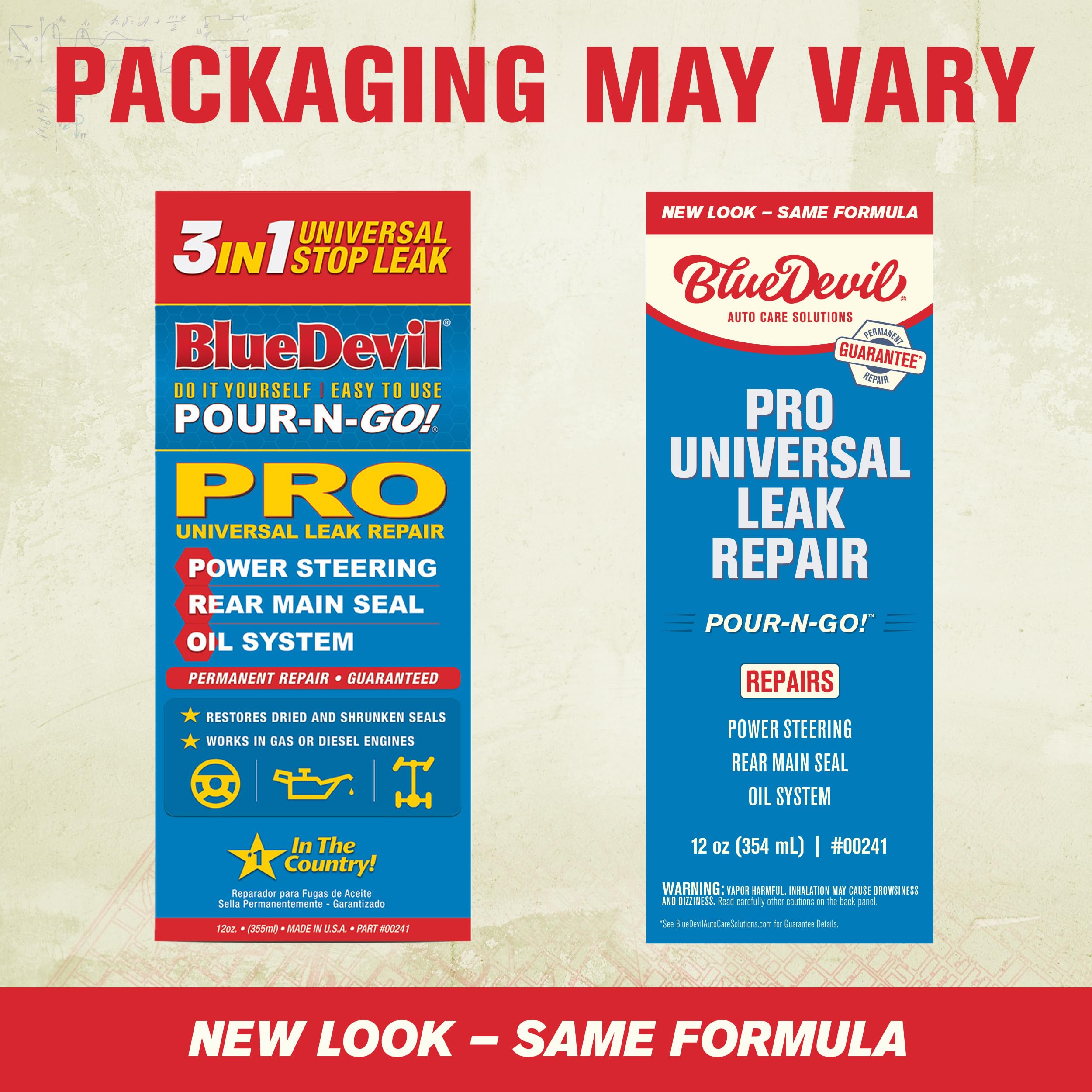 BlueDevil Products 00241 Pro Universal Leak Repair - 12 Ounce