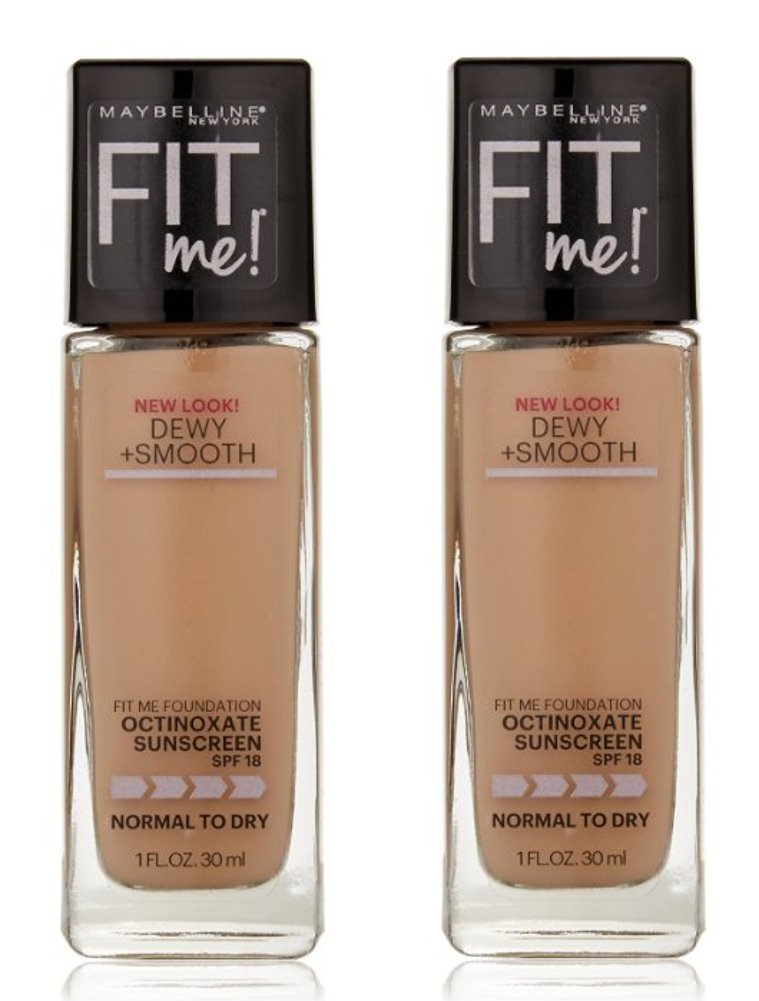 Maybelline New York Fit Me! Foundation, Classic Ivory [120], 1 oz (Pack of 2)