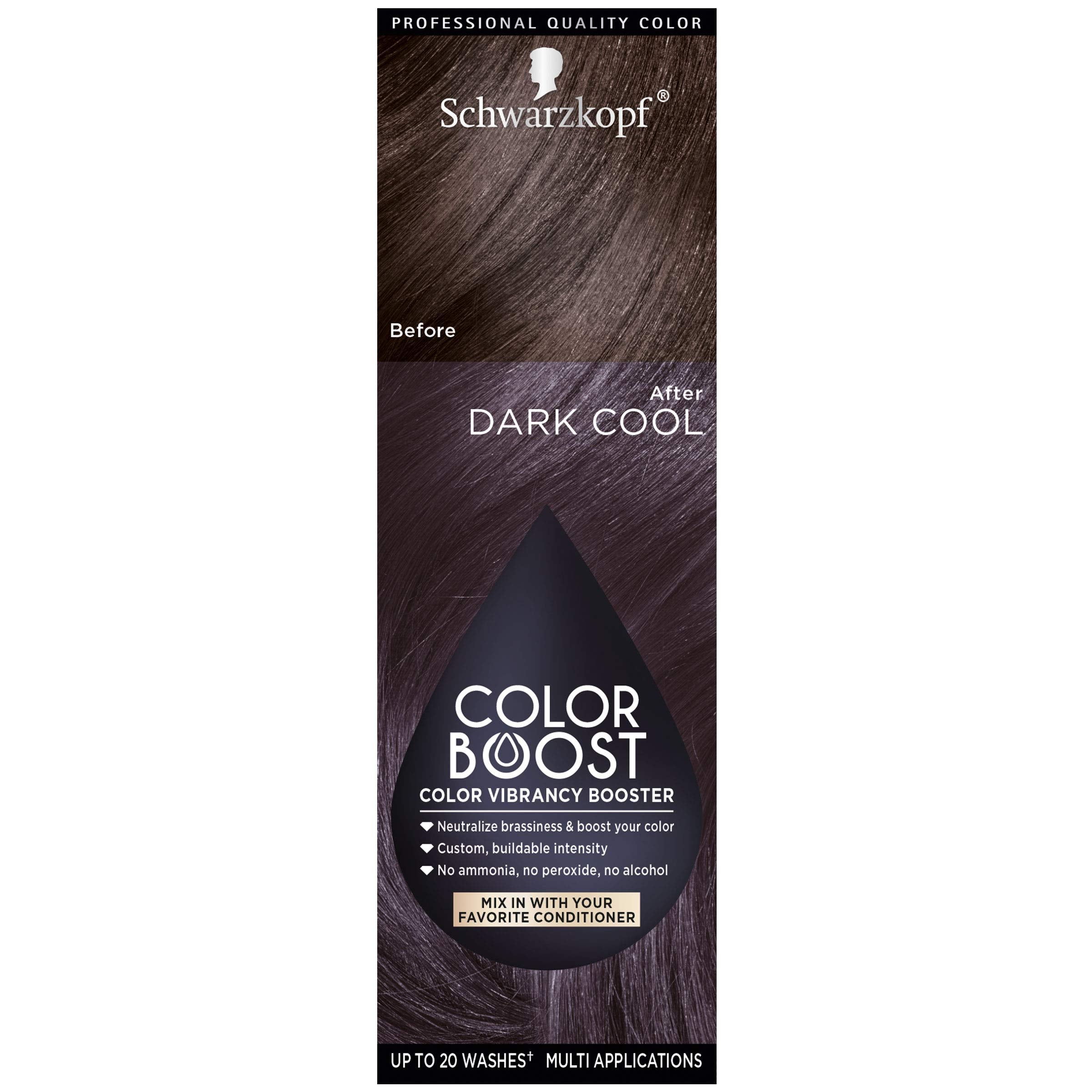 Schwarzkopf Color Boost Color Vibrancy Booster, Dark Cool, Dark Cool