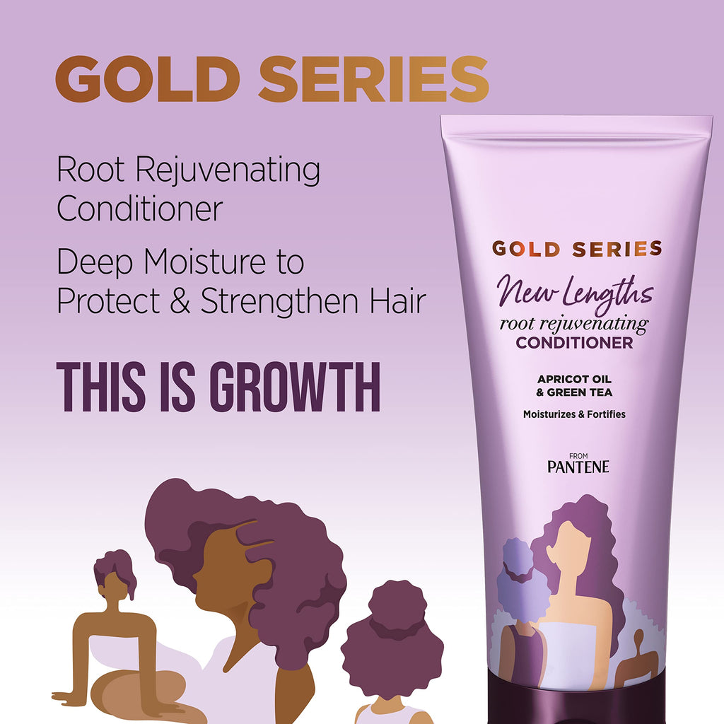Pantene Gold Series New Lengths Root Stimulating Shampoo