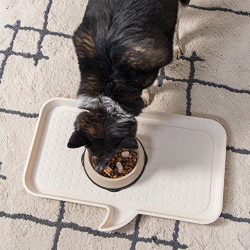IRIS USA Non Slip Slow Feeder Dog Bowl - Non Slip Dog Puzzle Bowl