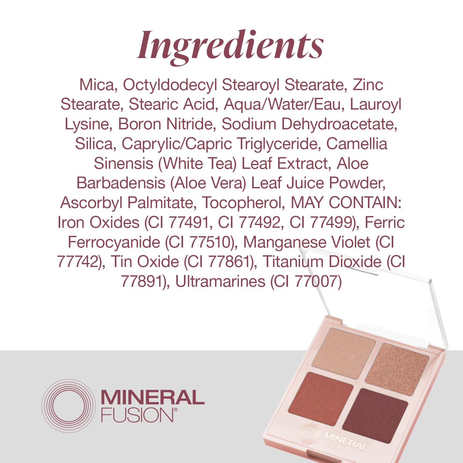 Mineral Fusion Eyeshadow, 0.25 oz