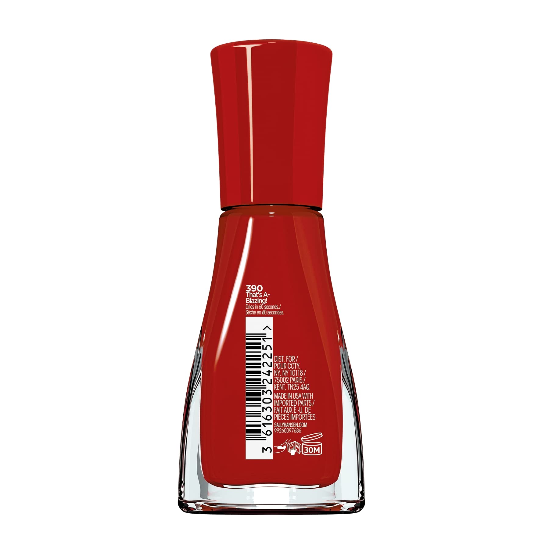 Sally Hansen Insta-Dri Nail Polish - City Chic Collection - That's A Blazing! - 0.31 fl oz, Case of 72