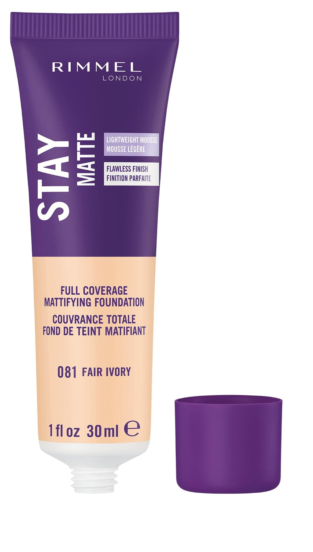 Rimmel Stay Matte Foundation Soft Beige 1 Fluid Ounce Bottle Soft Matte Powder Finish Foundation for a Naturally Flawless Look