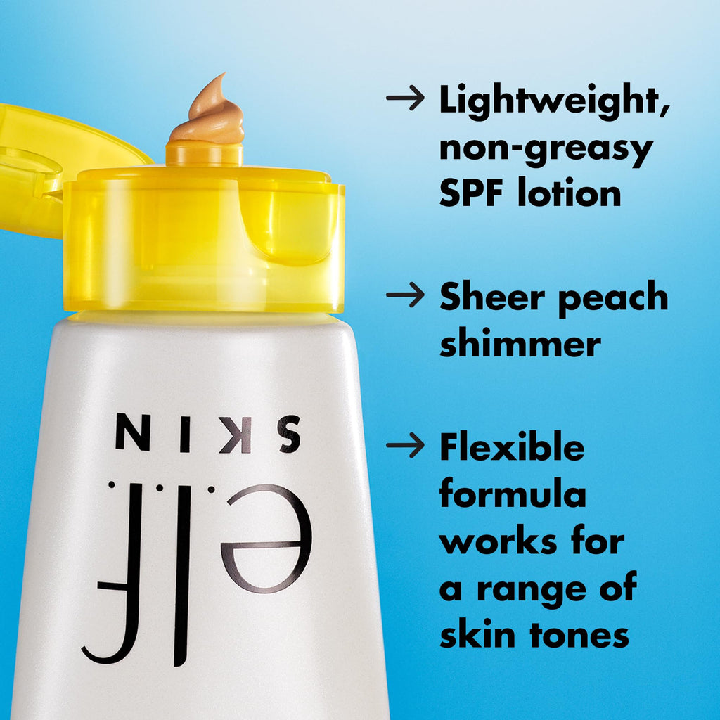 e.l.f. SKIN Suntouchable Whoa Glow SPF 30, Sunscreen & Makeup Primer For A Glowy Finish, Made With Hyaluronic Acid, Vegan & Cruelty-Free