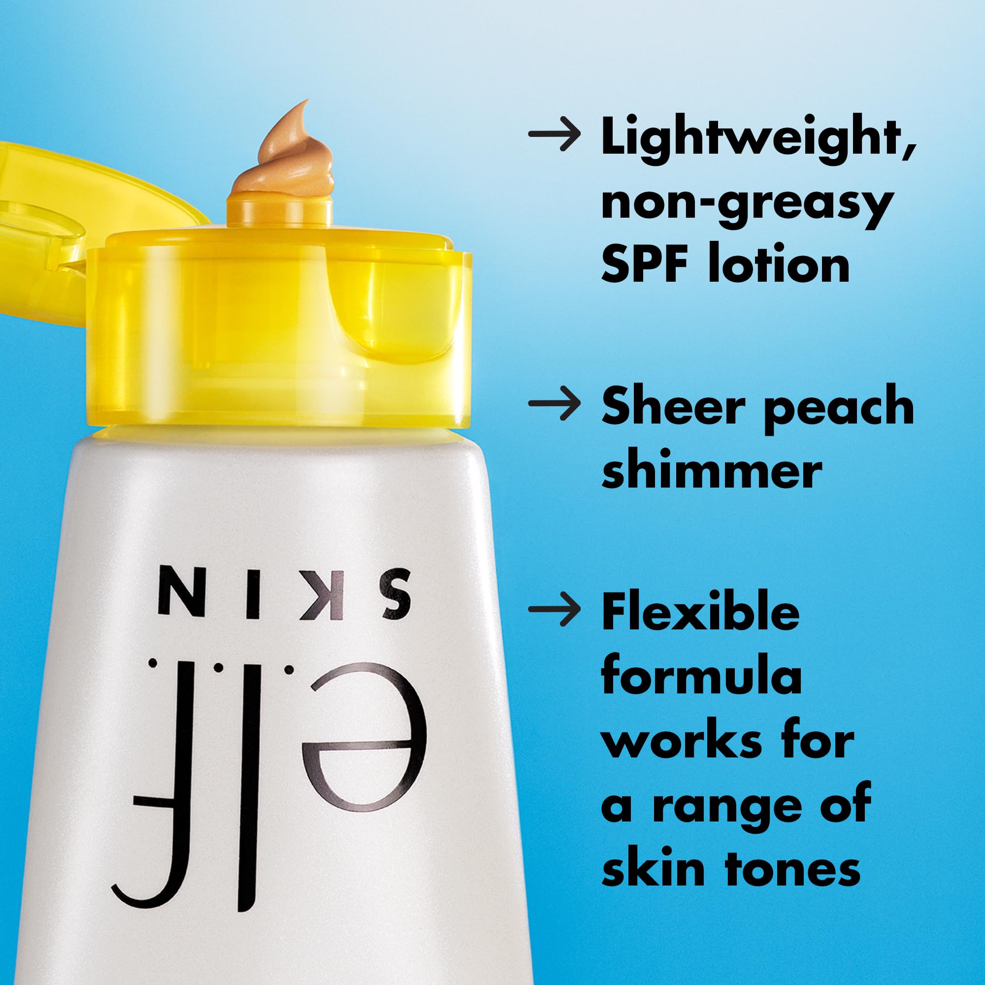 e.l.f. SKIN Suntouchable Whoa Glow SPF 30, Sunscreen & Makeup Primer For A Glowy Finish, Made With Hyaluronic Acid, Vegan & Cruelty-Free