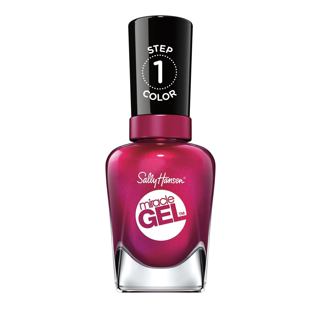Sally Hansen Miracle Gel™, Mad Women, Long Lasting, Gel-Like Formula, No UV Lamp Needed, Red Nail Polish