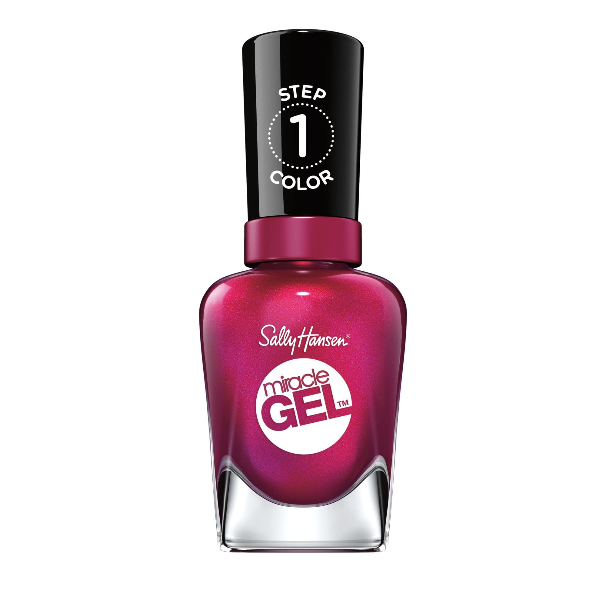 Sally Hansen Miracle Gel™, Mad Women, Long Lasting, Gel-Like Formula, No UV Lamp Needed, Red Nail Polish
