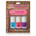 Piggy Paint Nail Polish and File Kit (Sea-quin, Forever Fancy, Girls Rule)