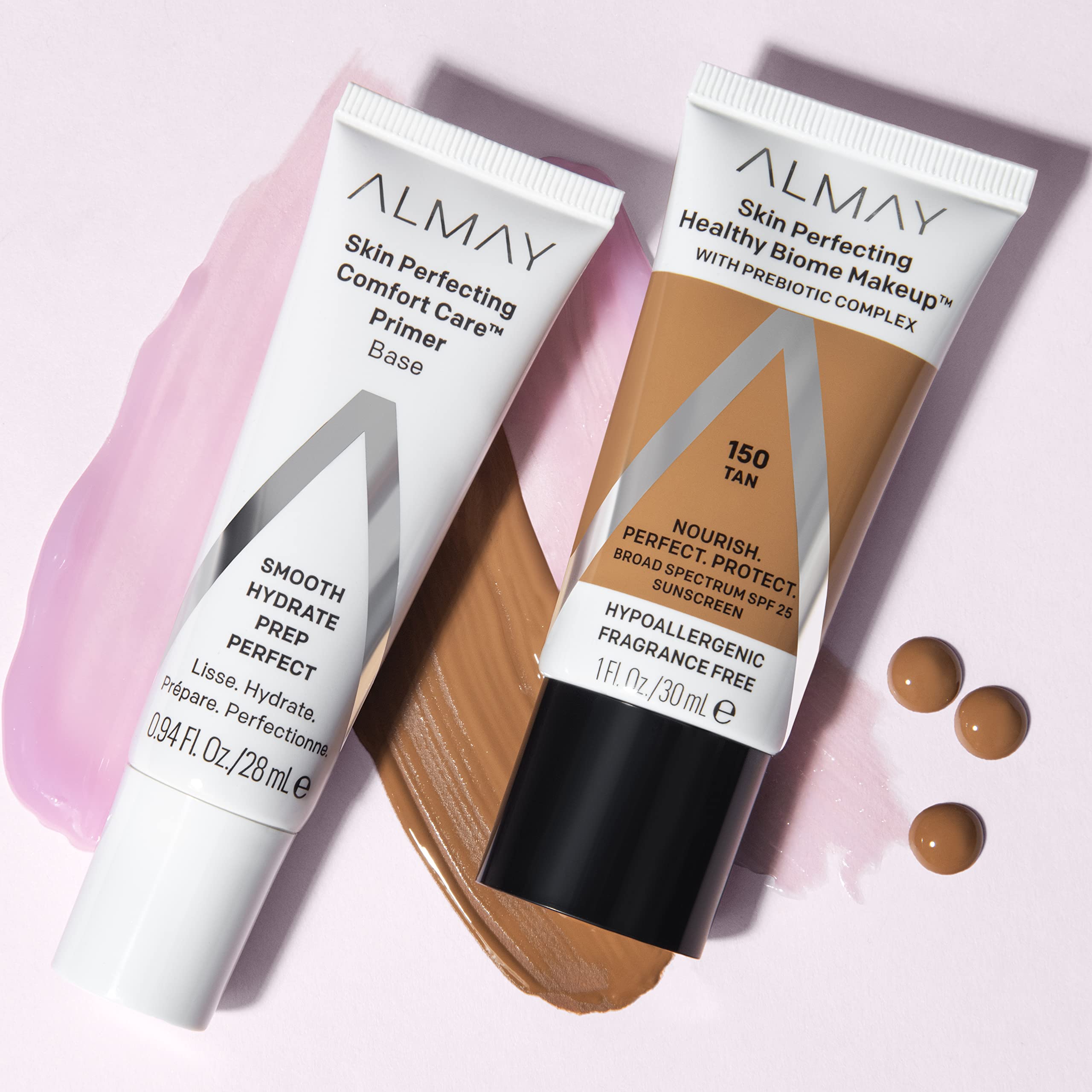 Almay Skin Perfecting Healthy Biome Makeup, 110 Light, 1.0 fluid_ounces