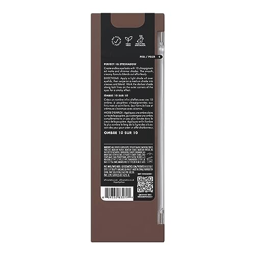 ELF perfect 10 eyeshadow palette powder matte eyeshadow Cruelty free
