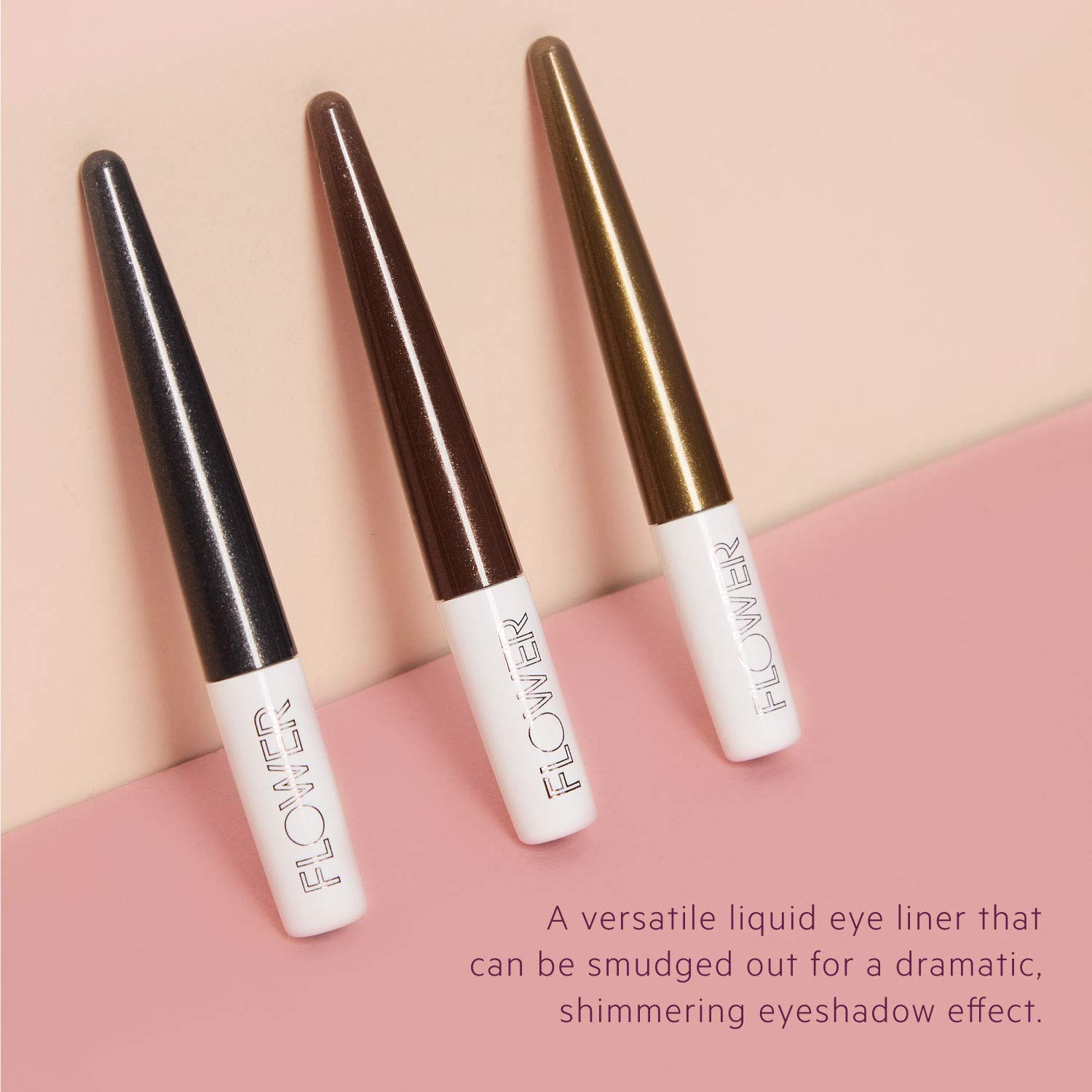 FLOWER BEAUTY Liquid Blendable Eyeliner EYE Liner Meets Eyeshadow | Rich Intense Color Straight Line or Smolder Blend
