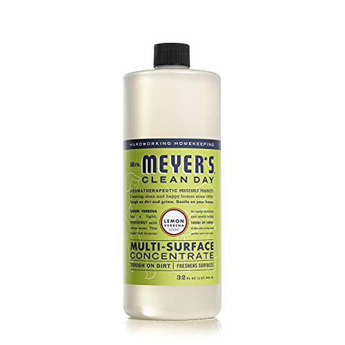 Mrs. Meyer's Clean Day Multi-Surface Concentrate Bottle, Lemon Verbena Scent, 32 Fl oz (Pack of 1)
