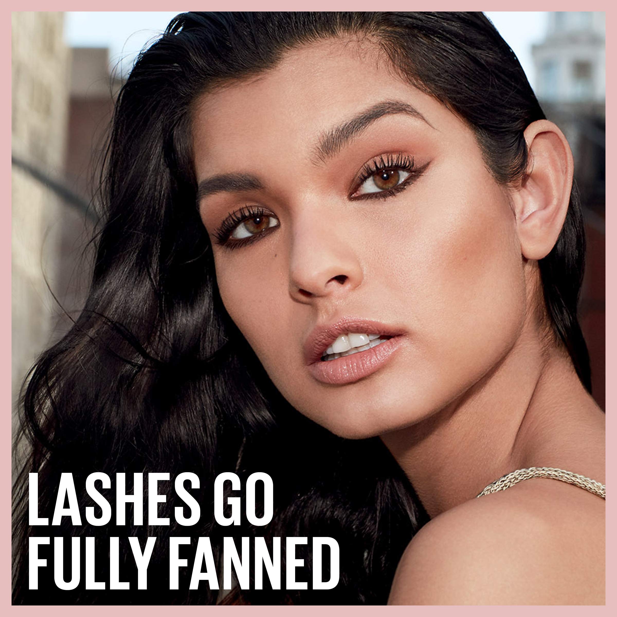 Maybelline Lash Sensational Washable Mascara, Lengthening and Volumizing for a Full Fan Effect