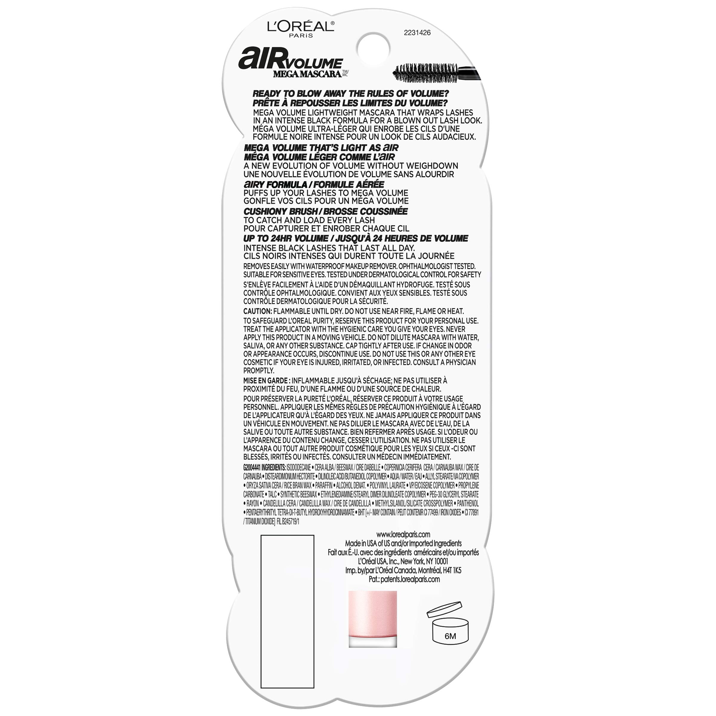 Airvolume Regular Volumizingwaterproof Mascara Liquid