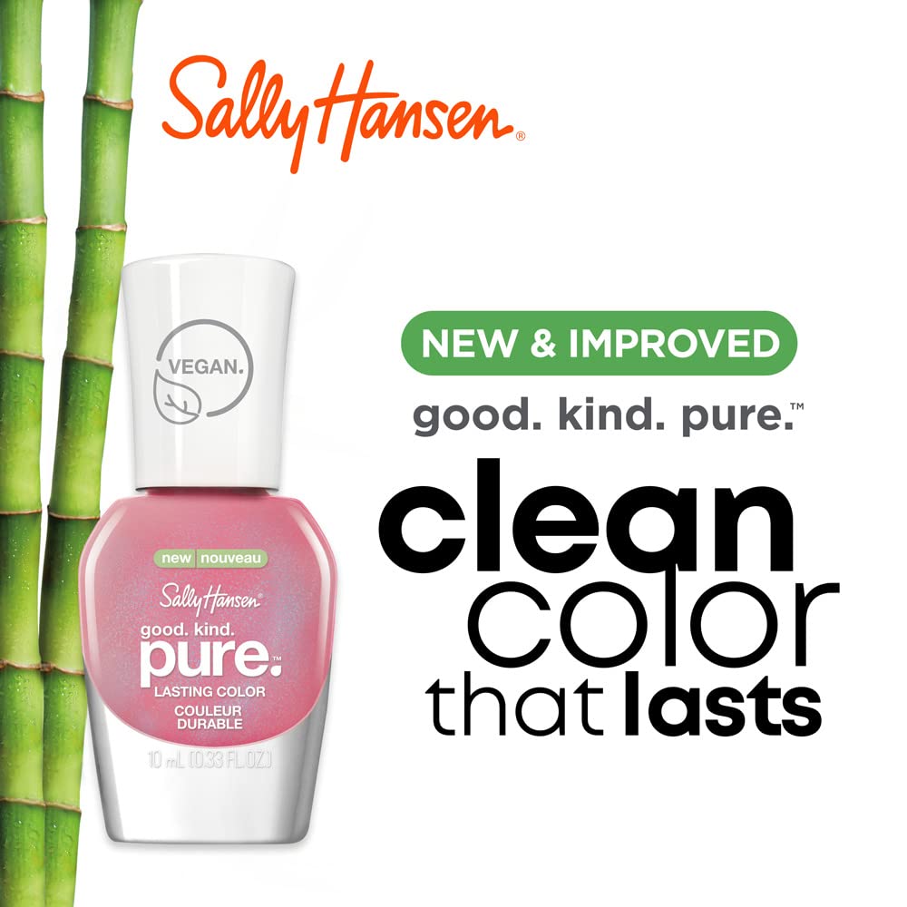 Sally Hansen Good.Kind.Pure Geode to Joy Collection - Nail Polish - Raisin' The Bar - 0.33 fl oz, Shelf Pack of 2