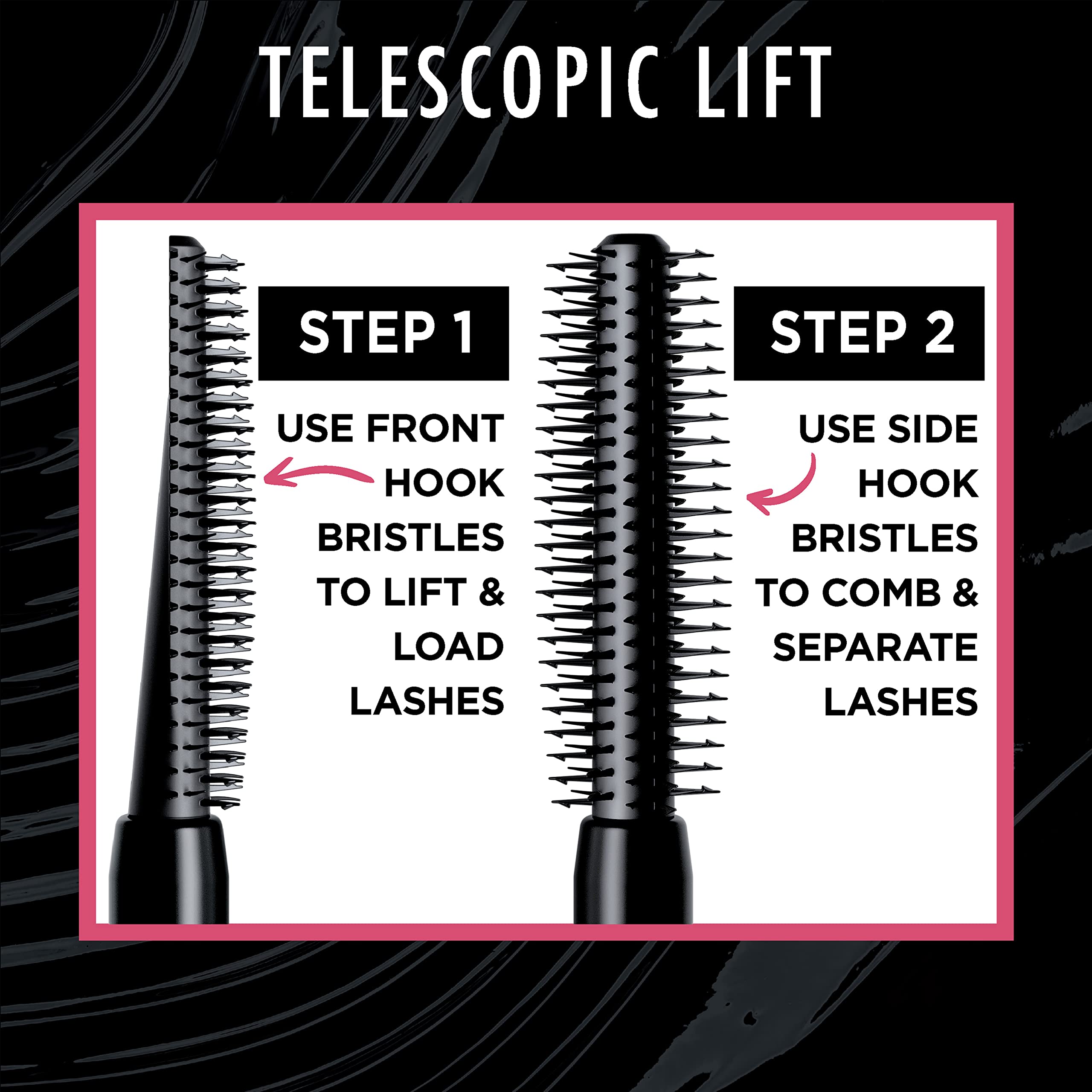 L’Oréal Paris Telescopic Lift Washable Mascara, Lengthening and Volumizing Eye Makeups