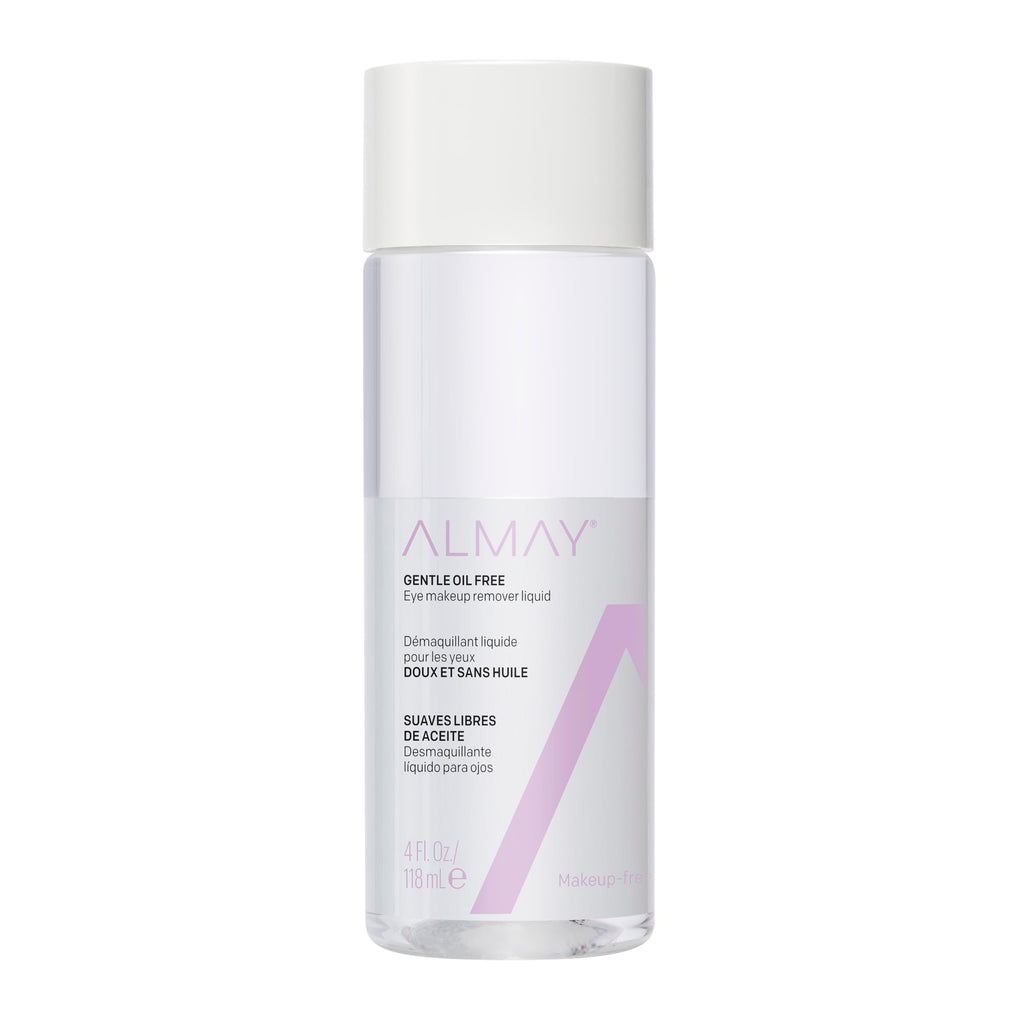 Almay Longwear & Waterproof Eye Makeup Remover Liquid, Hypoallergenic, Cruelty Free, Ophthalmologist Tested