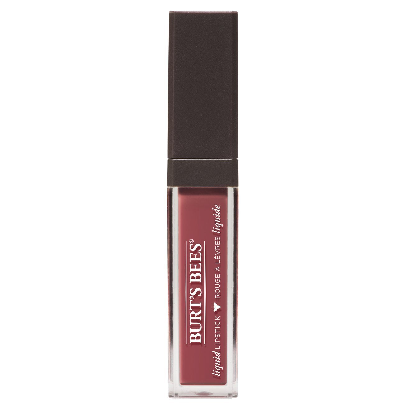 Burt's Bees 100% Natural Glossy Liquid Lipstick, Flushed Petal,1 Tube