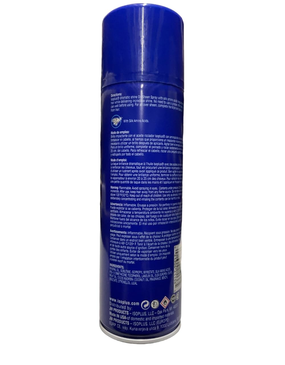 Isoplus Oil Sheen Hair Spray, 11 Ounce