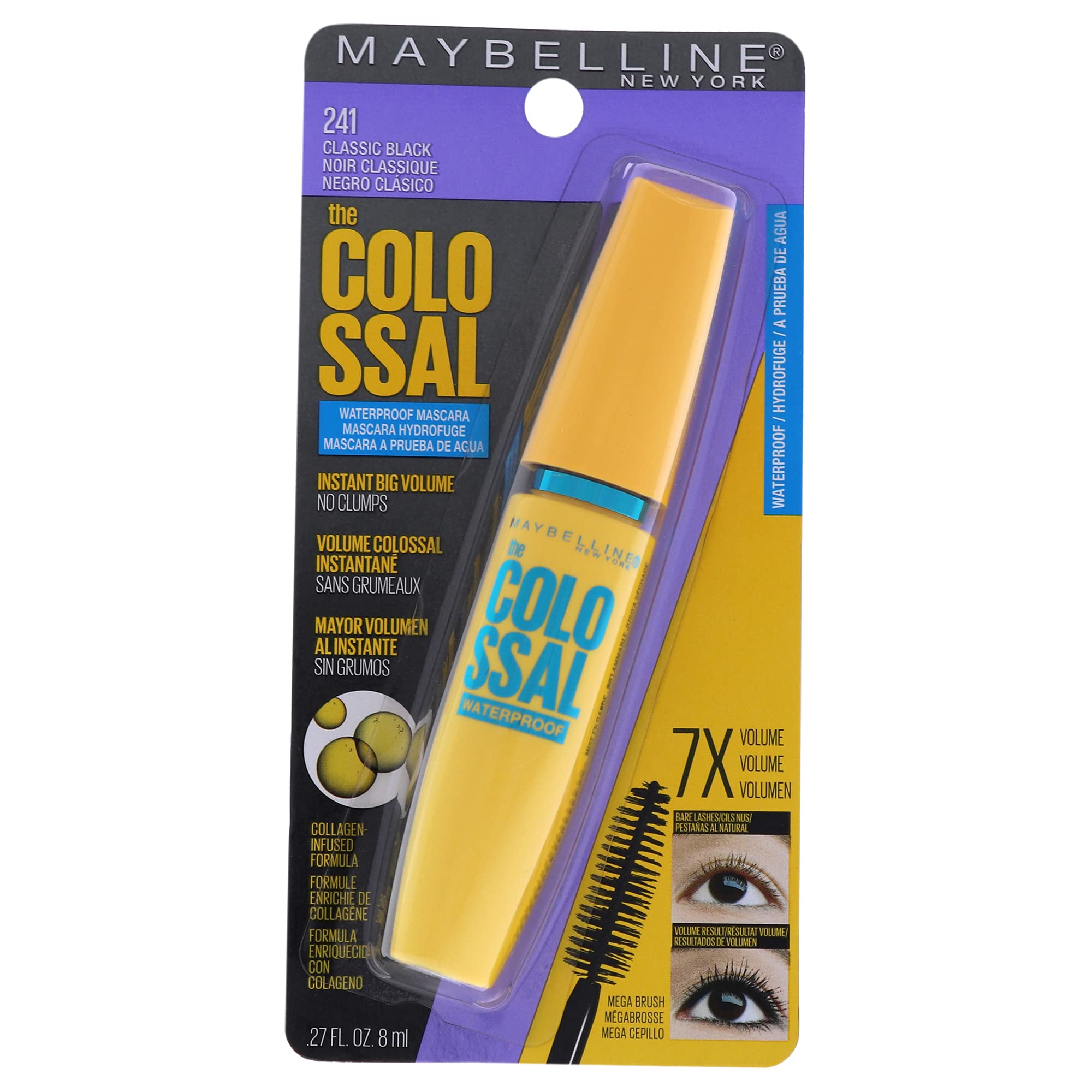 Maybelline new york the colossalregularlong wearliquid