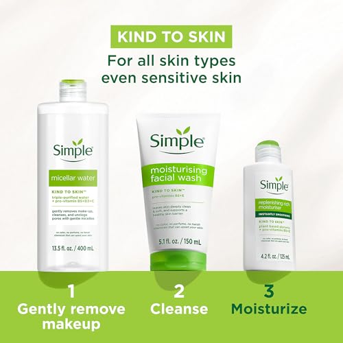 Simple Kind to Skin Facial Moisturizer, Hydrating Moist Spf,.