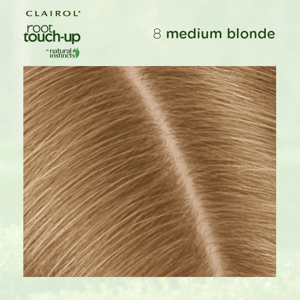Clairol Root Touch-Up by Natural Instincts Permanent Hair Dye for Naturally Blended Roots with 100% Gray Coverage
