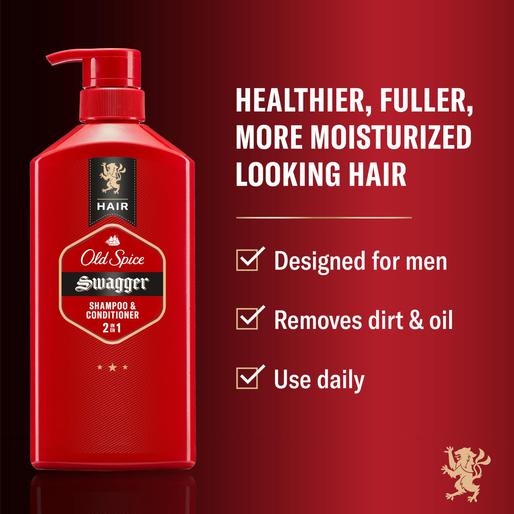 Old Spice Shampoo Conditioner Swagger for Men 2 Fl Oz