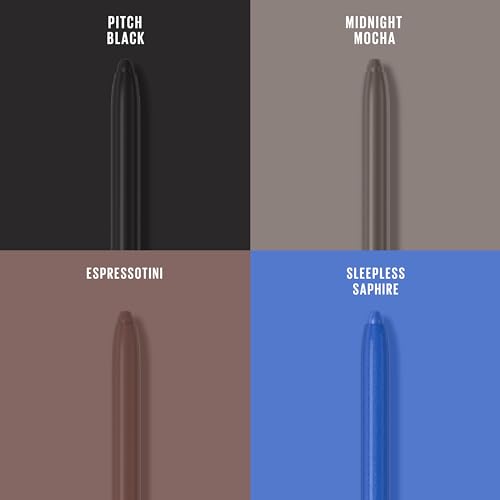 Maybelline TattooStudio Liquid Ink Liner Up To 36HR Wear, Sweat Resistant, Smudge Resistant, No Mess Removal, Longwear Liquid Eyeliner Makeup, Dark Henna Brown