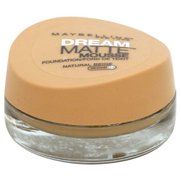 Maybelline Dream Matte Mousse Foundation, Classic Ivory, 0.64 Fl Oz (Pack of 1)