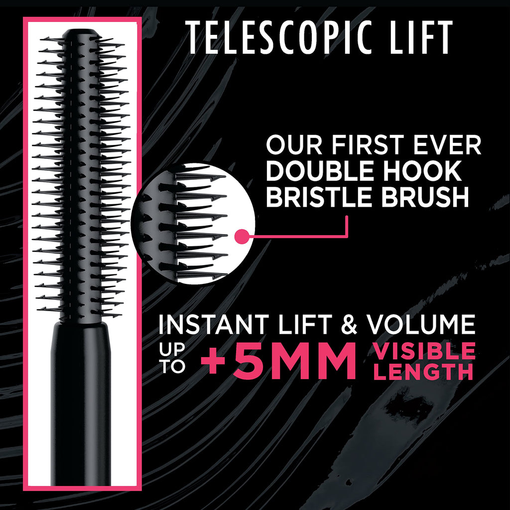 L’Oréal Paris Telescopic Lift Washable Mascara, Lengthening and Volumizing Eye Makeups