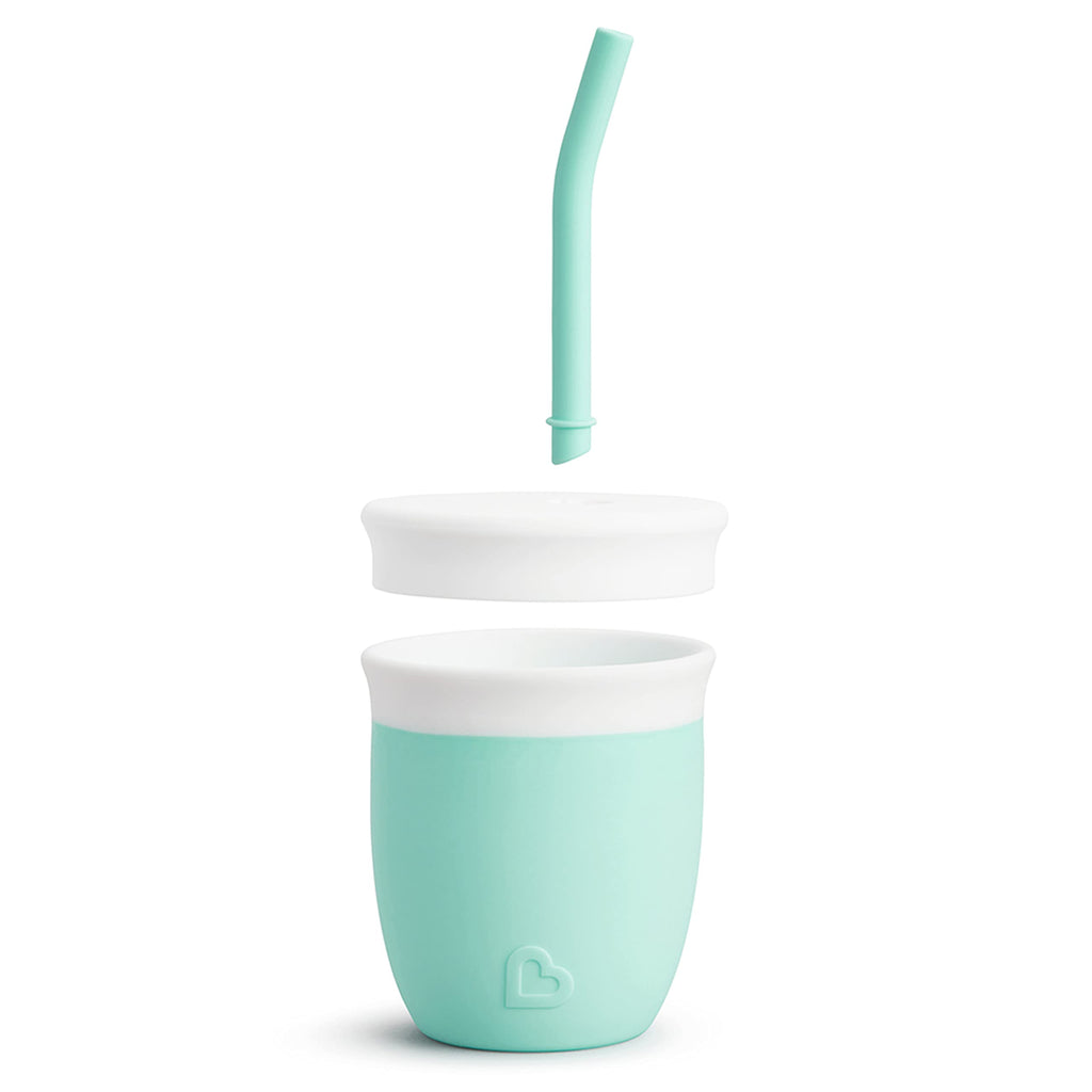 Munchkin C’est Silicone! Open Training Cup and Straw Cup for Babies and Toddlers