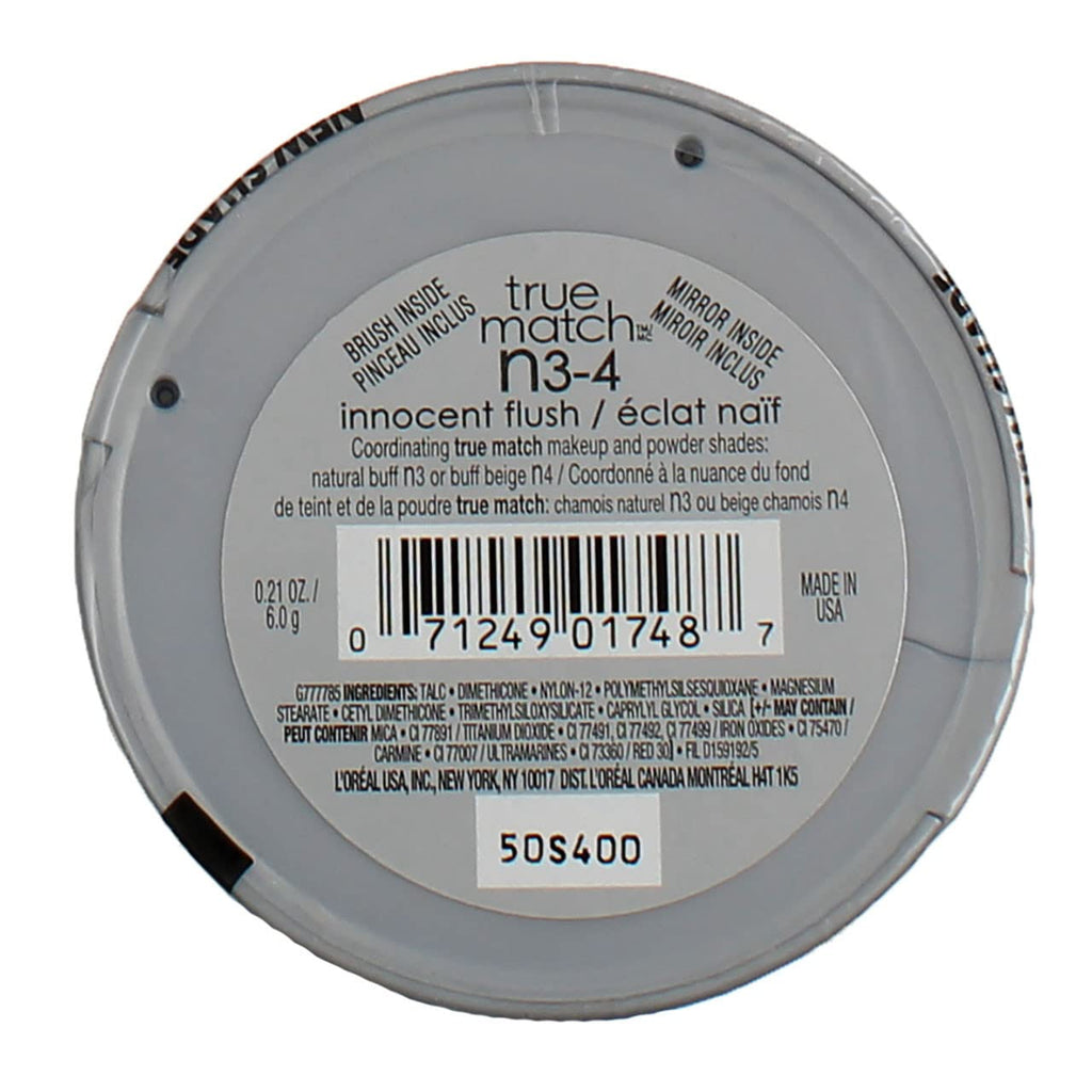 Loreal Paris True Match Super Blendable Innocent Flush Neutral Blush -- 2 per case.