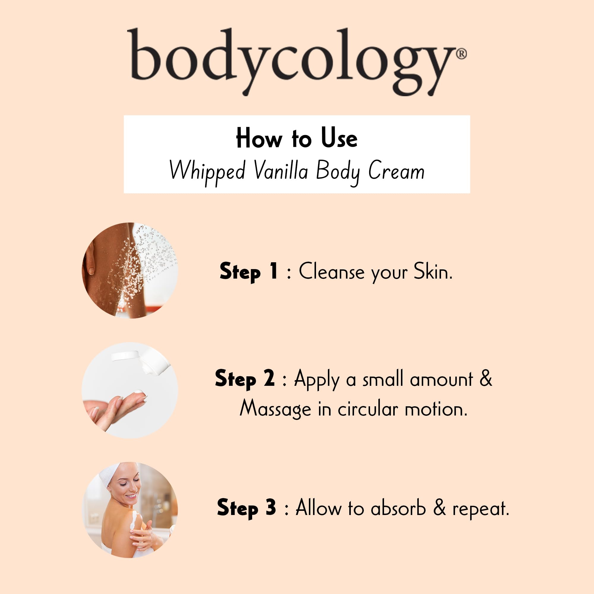 Bodycology Whipped Vanilla Body Cream Women 8 oz