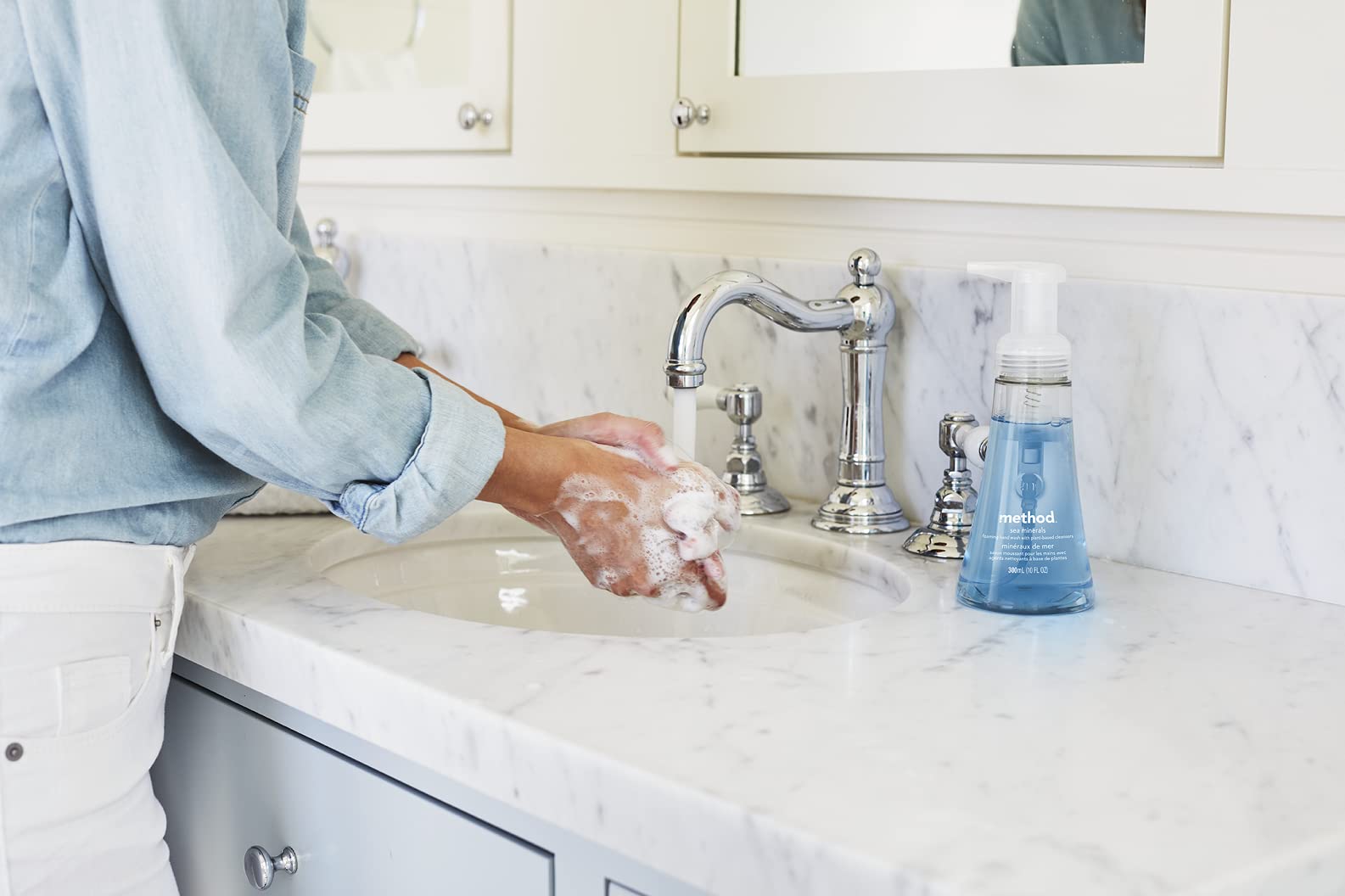 Method 00361 Foaming Hand Wash, Sweet Water Foaming, 10 oz Pump Bottle