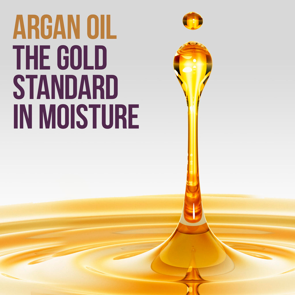 Pantene Gold Series Argan Oil from ProV for Natural and Curly Textured Hair, Sulfate Free Shampoo