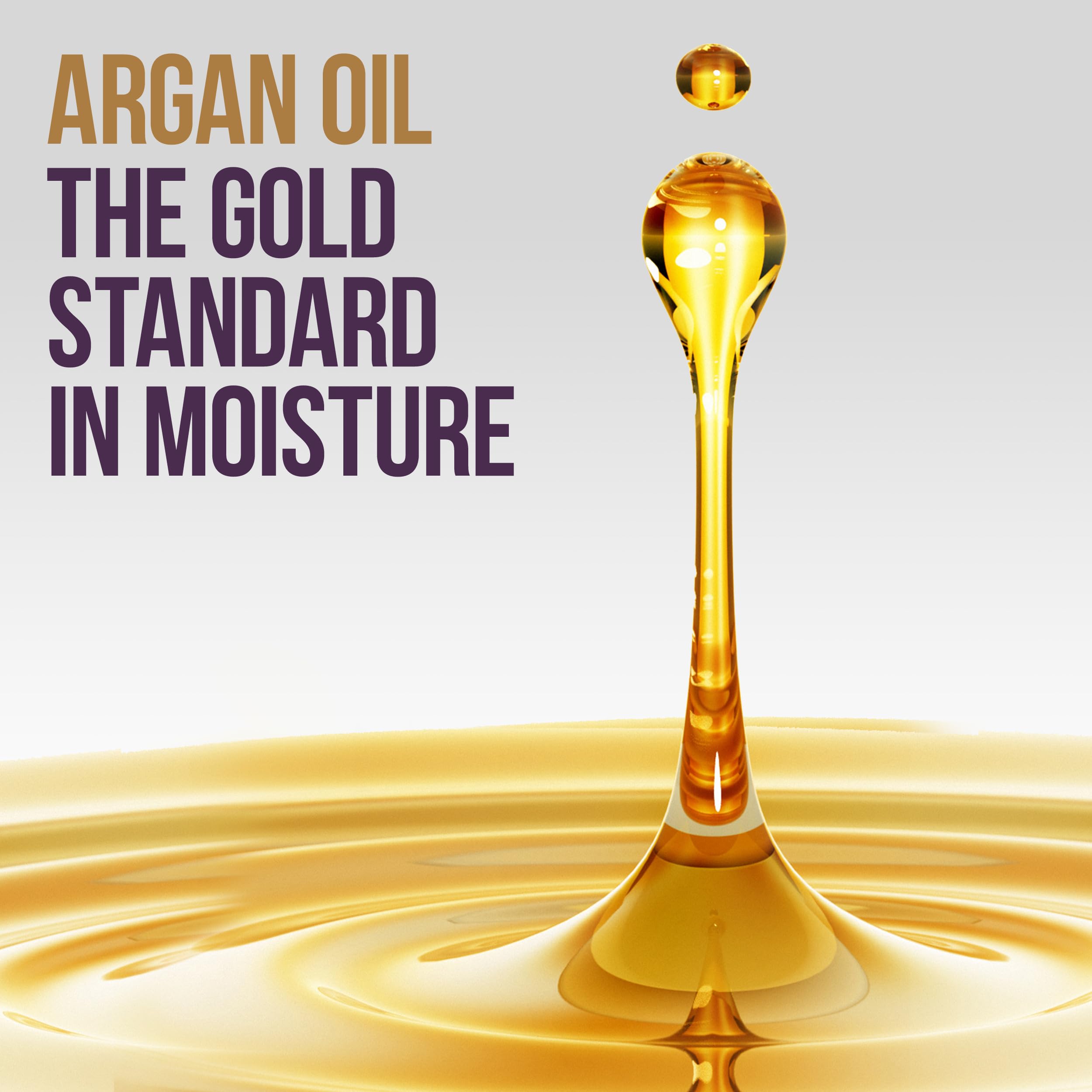 Pantene Gold Series Argan Oil from ProV for Natural and Curly Textured Hair, Sulfate Free Shampoo