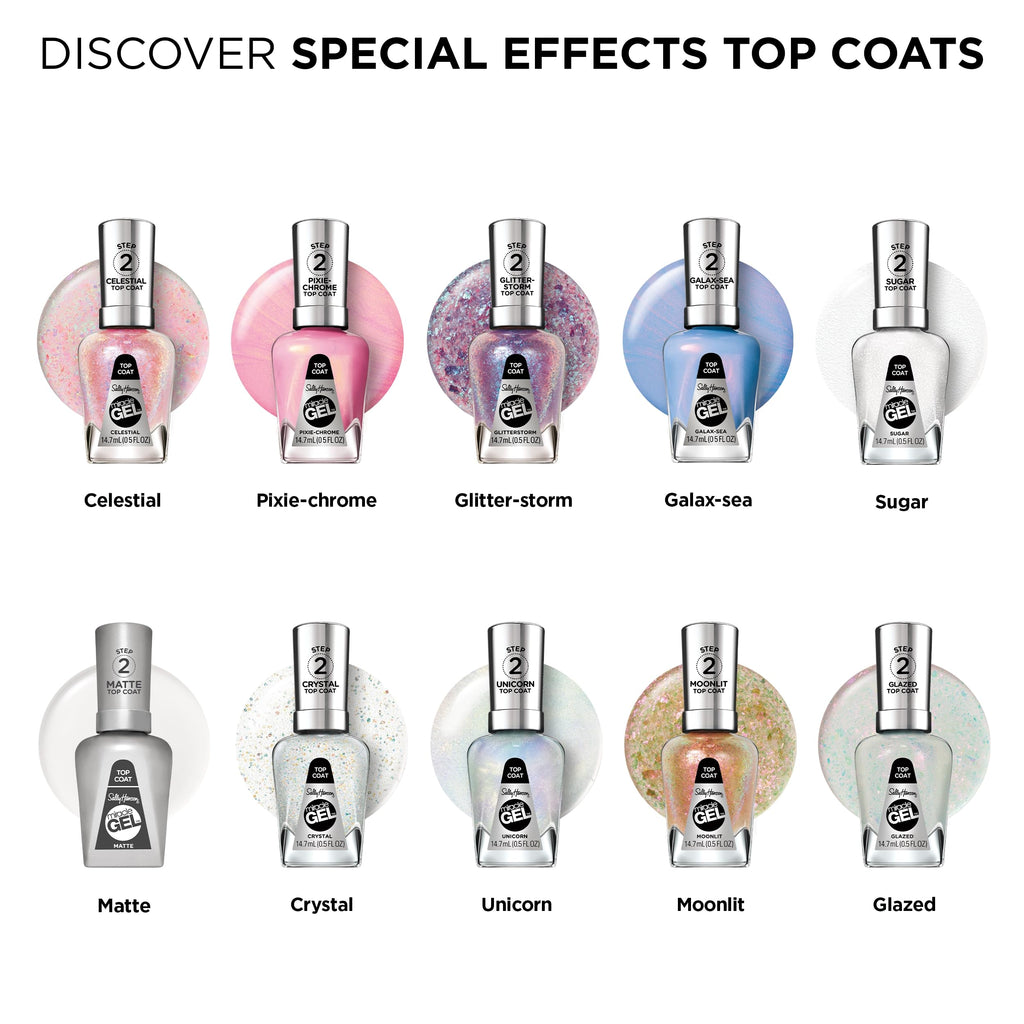 Sally Hansen Filter & Builder Top Coats Miracle Gel Celestial