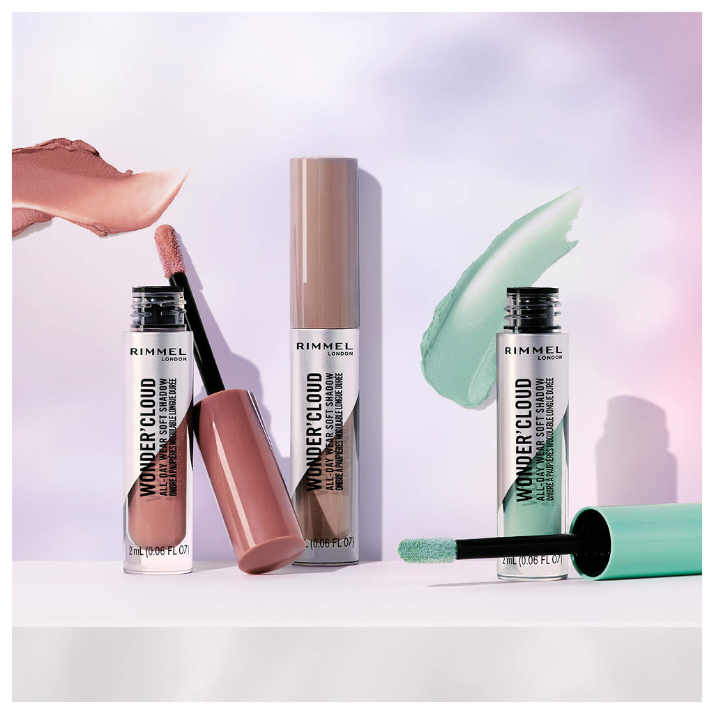 Rimmel Wonder'Cloud Eyeshadow, 001 Honey Drop, Shelf Pack of 3