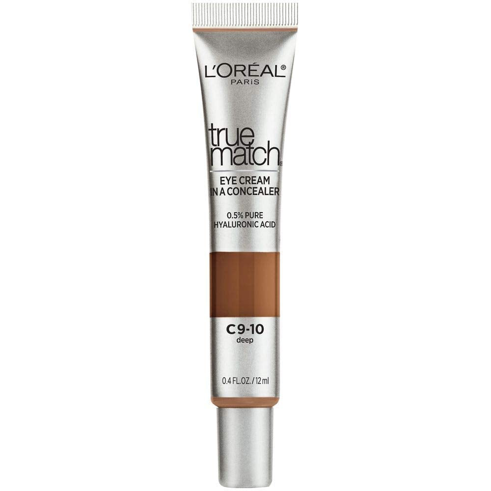L'Oreal Paris True Match Eye Cream in a Concealer, 0.5% hyaluronic acid