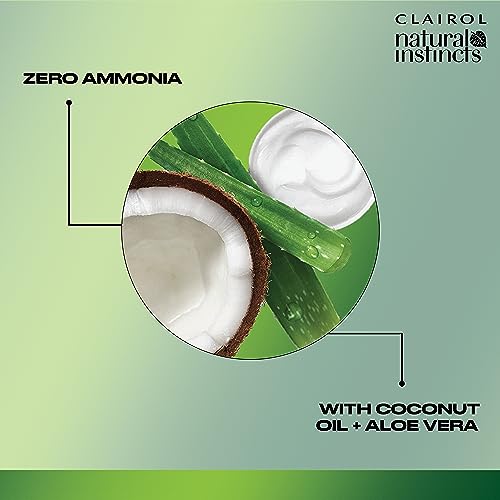 Clairol Natural Instincts Demi-Permanent Hair Dye, Healthy-Looking Brown Hair Color with Zero Ammonia