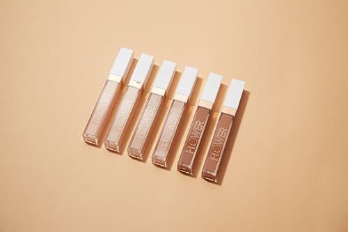 FLOWER BEAUTY By Drew Barrymore Light Illusion Full Coverage Concealer - Diffuse Dark Under Eye Circles + Blurs Blemishes Weightless Formula Crease Proof Makeup
