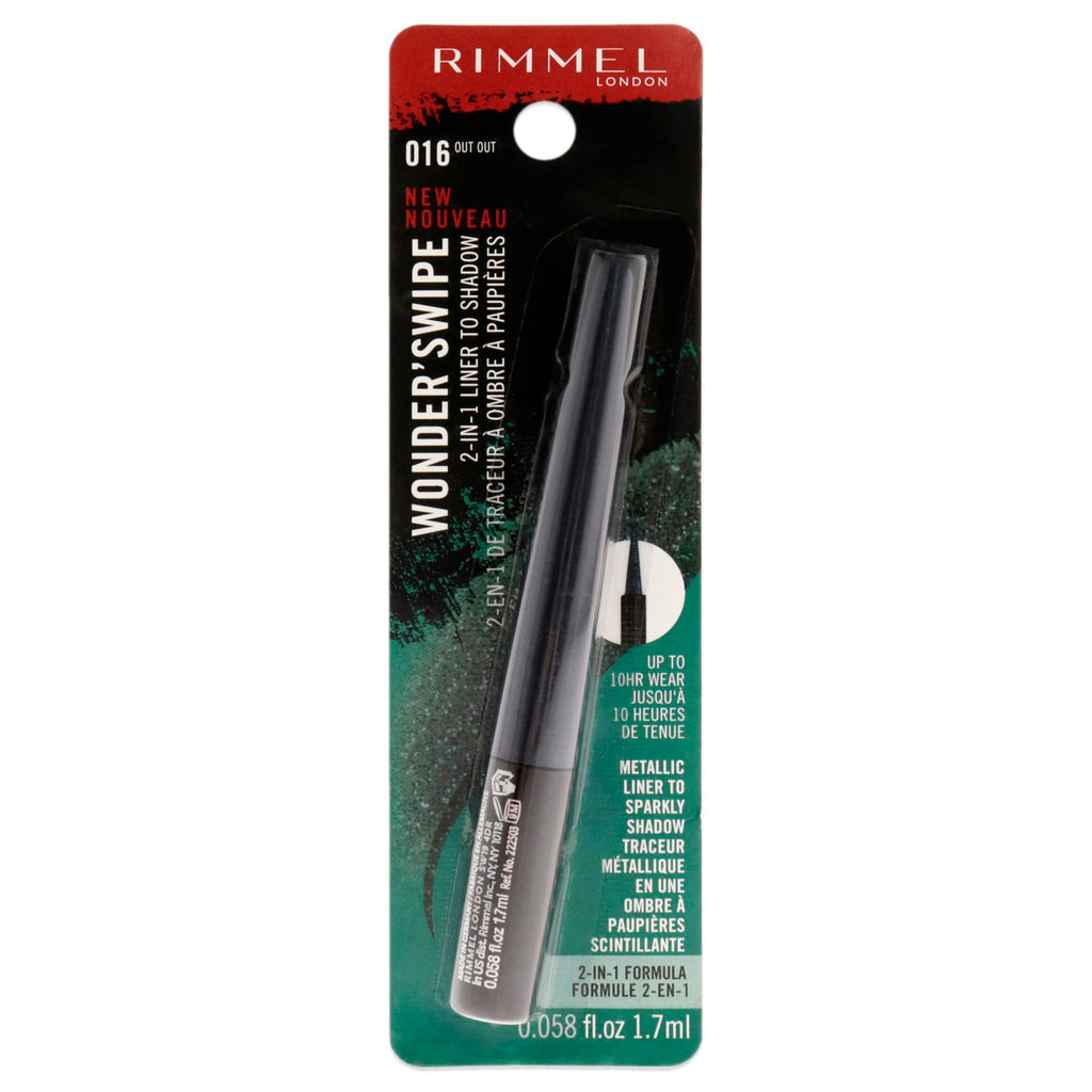 Rimmel Wonder Swipe 2-in-1 Liner to Shadow Eyeliner Women 0.06 Oz