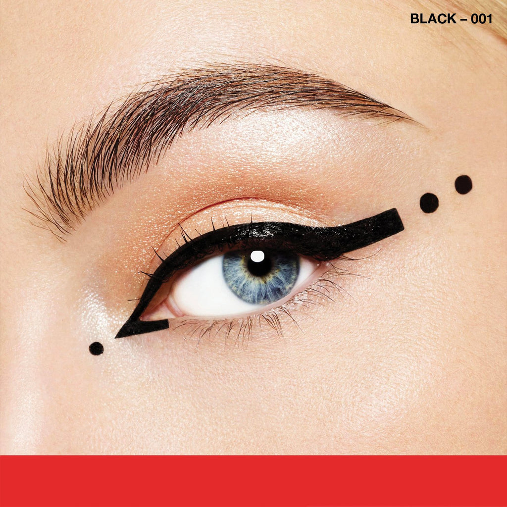 Rimmel London Scandaleyes Bold Liquid Eyeliner, Long-Wearing, Easy Removal, Intense Color, 001, Black, 0.08oz