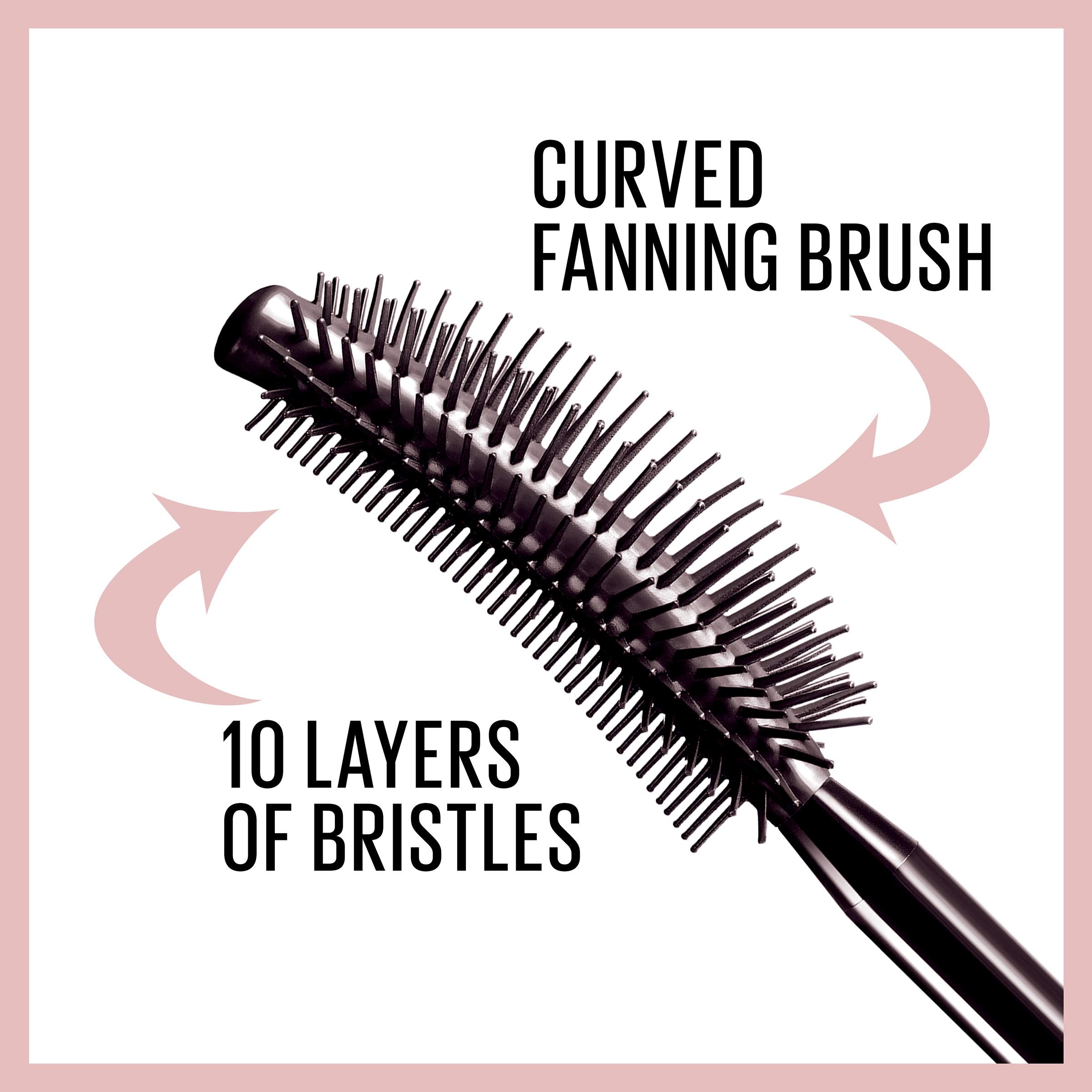 Maybelline Lash Sensational Washable Mascara, Lengthening and Volumizing for a Full Fan Effect