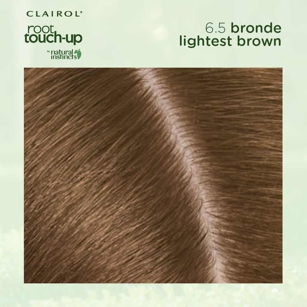 Clairol Root Touch-Up by Natural Instincts Permanent Hair Dye for Naturally Blended Roots with 100% Gray Coverage