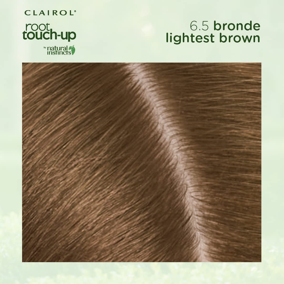 Clairol Root Touch-Up by Natural Instincts Permanent Hair Dye for Naturally Blended Roots with 100% Gray Coverage