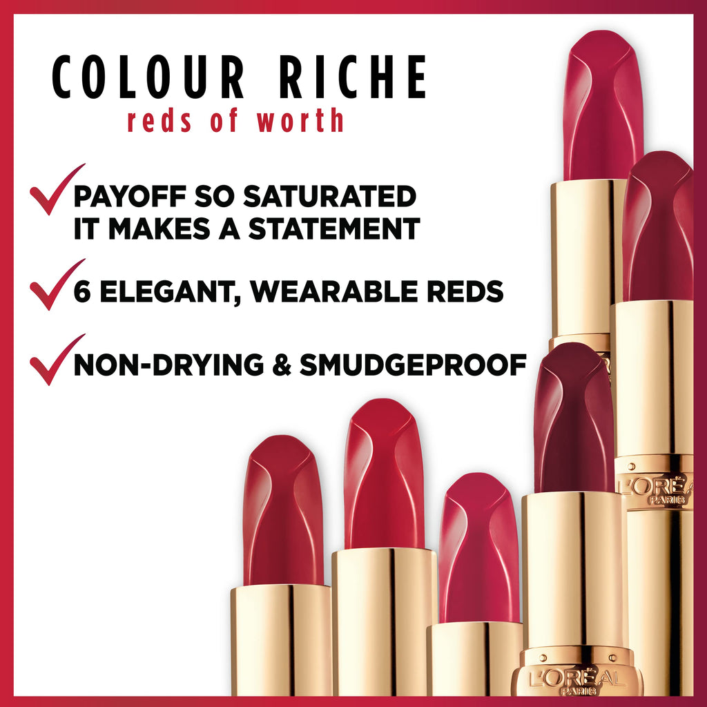 Color Riche Satin finish Hydrating Smudgeproof lipstick