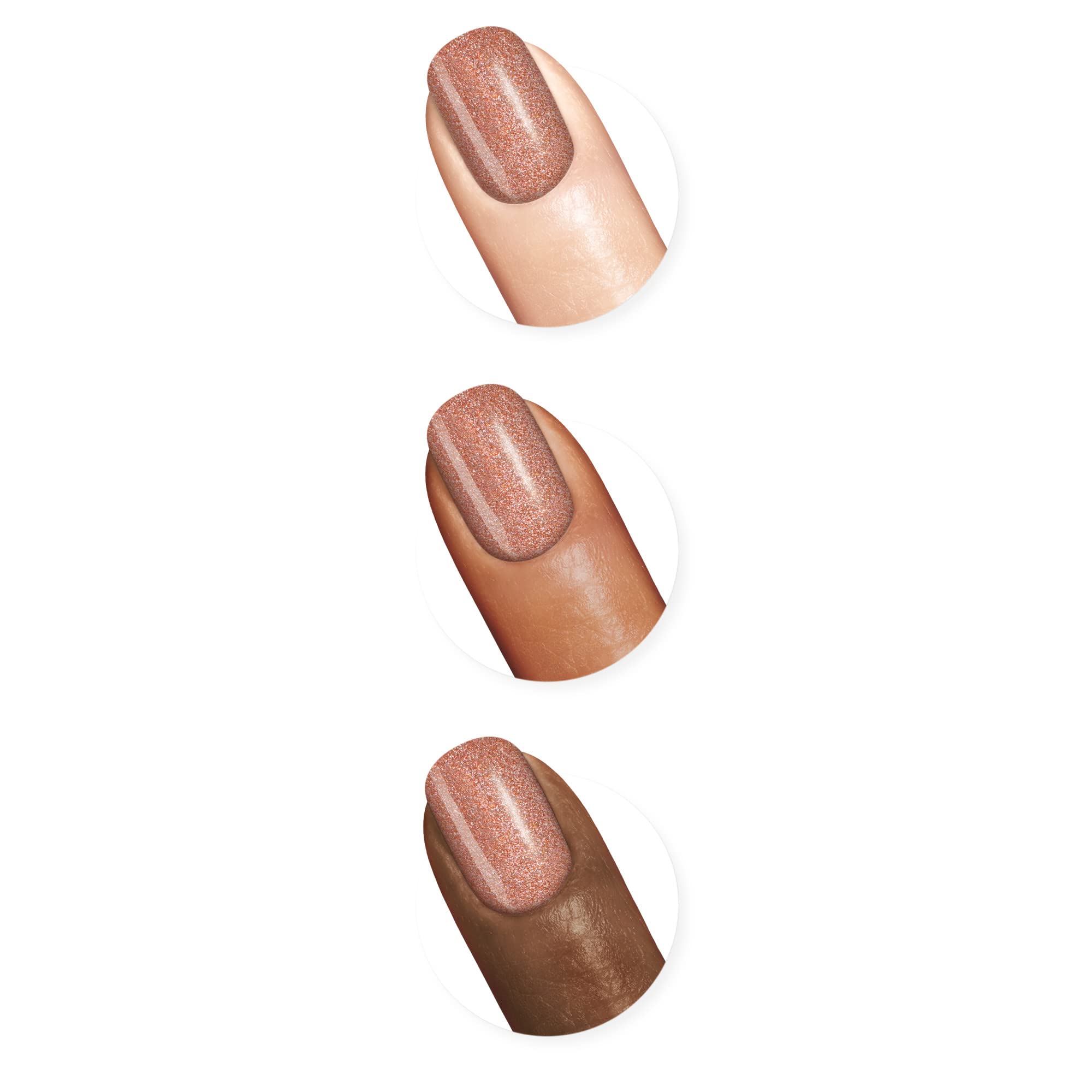 Sally Hansen Miracle Gel™, Terra-Coppa, Long Lasting, Gel-Like Formula, No UV Lamp Needed, Orange Nail Polish